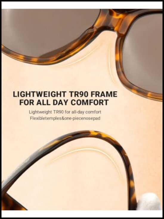 Oversized Fit Over Glasses Polarized Sunglasses UV400 Driving main image 4